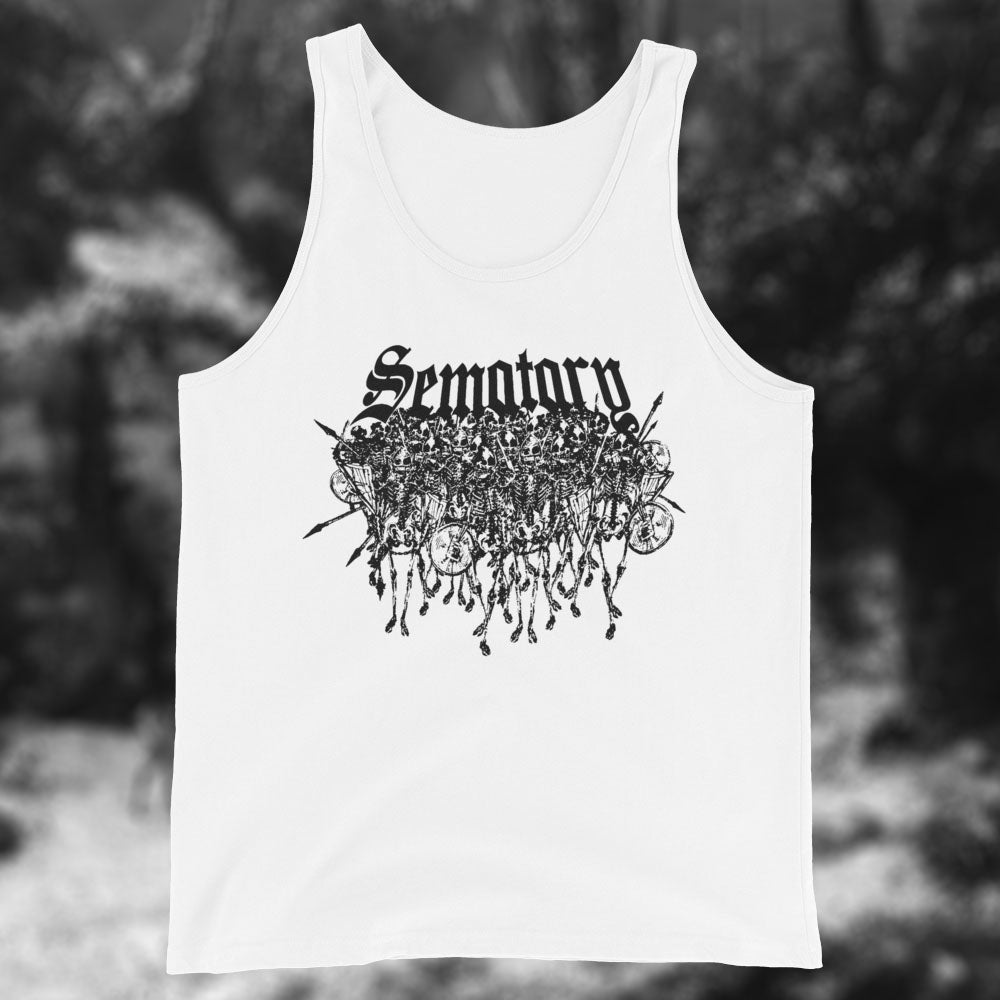 WHITE SKELLINGTONS TANK TOP