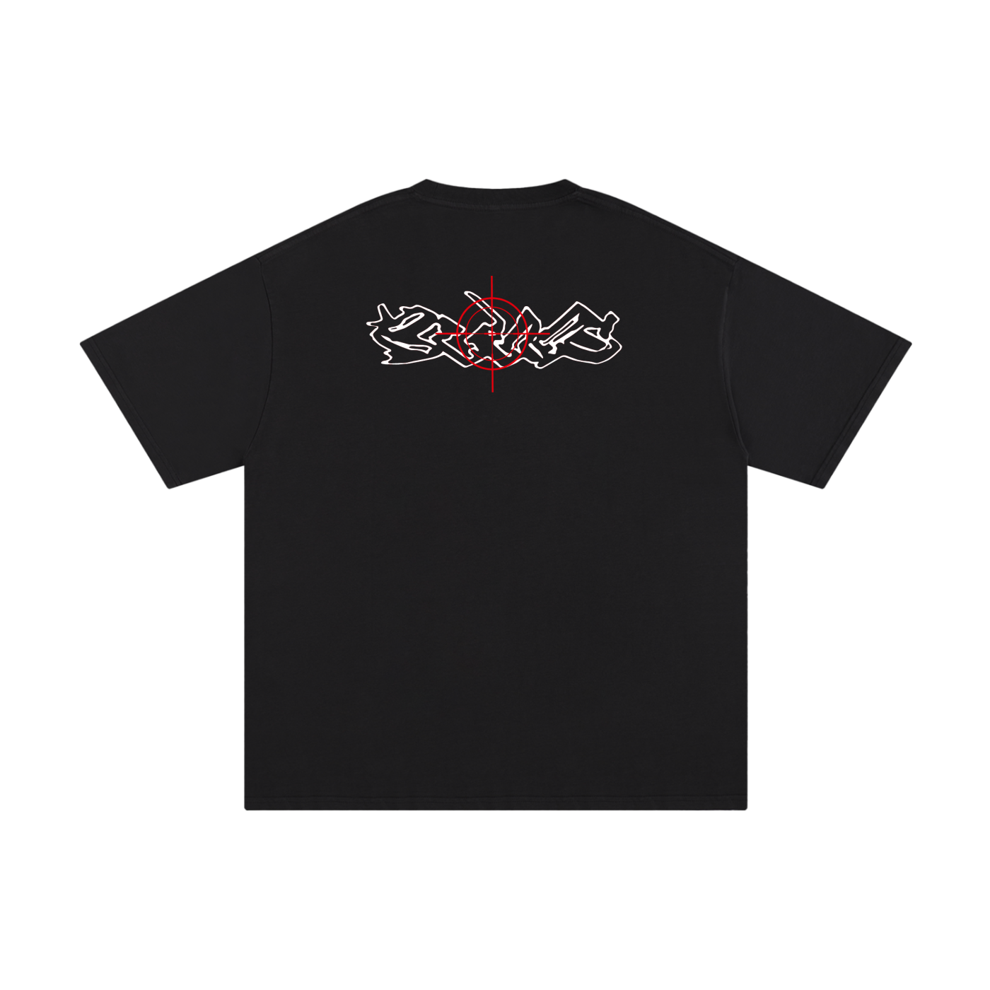 BLACK RED LIGHT TEE
