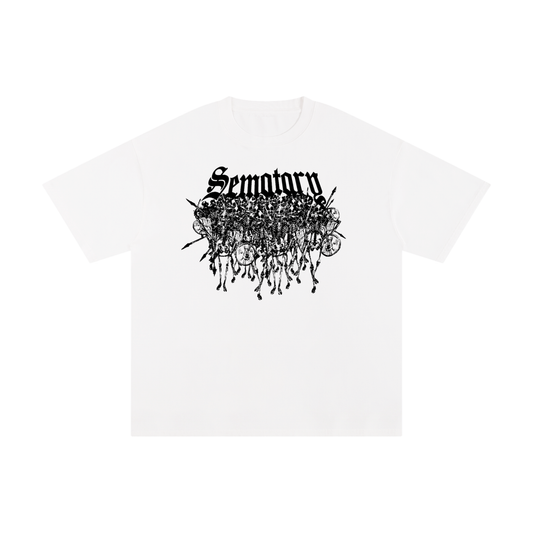 WHITE SKELLINGTONS TEE