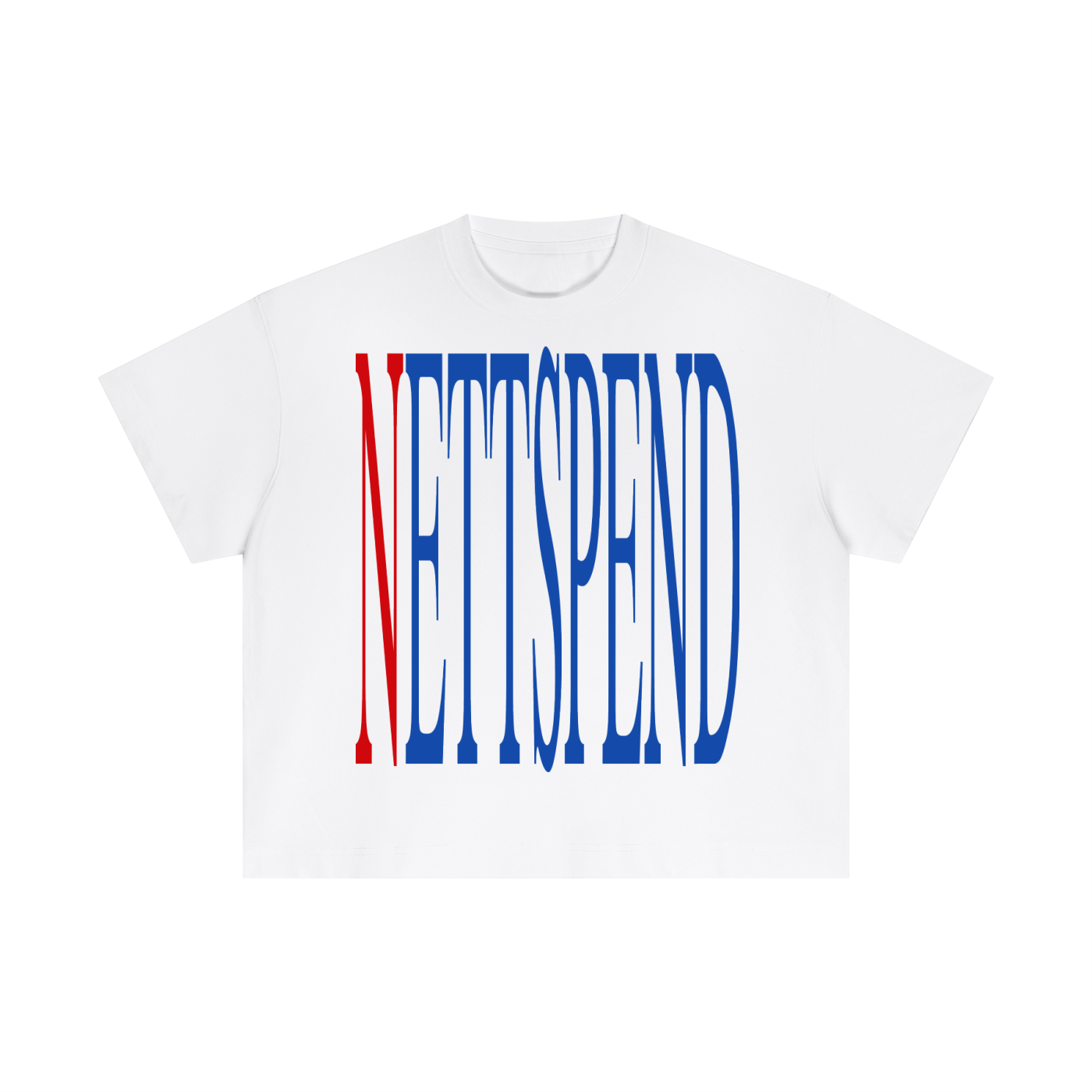 WHITE NETTSPEND TEE