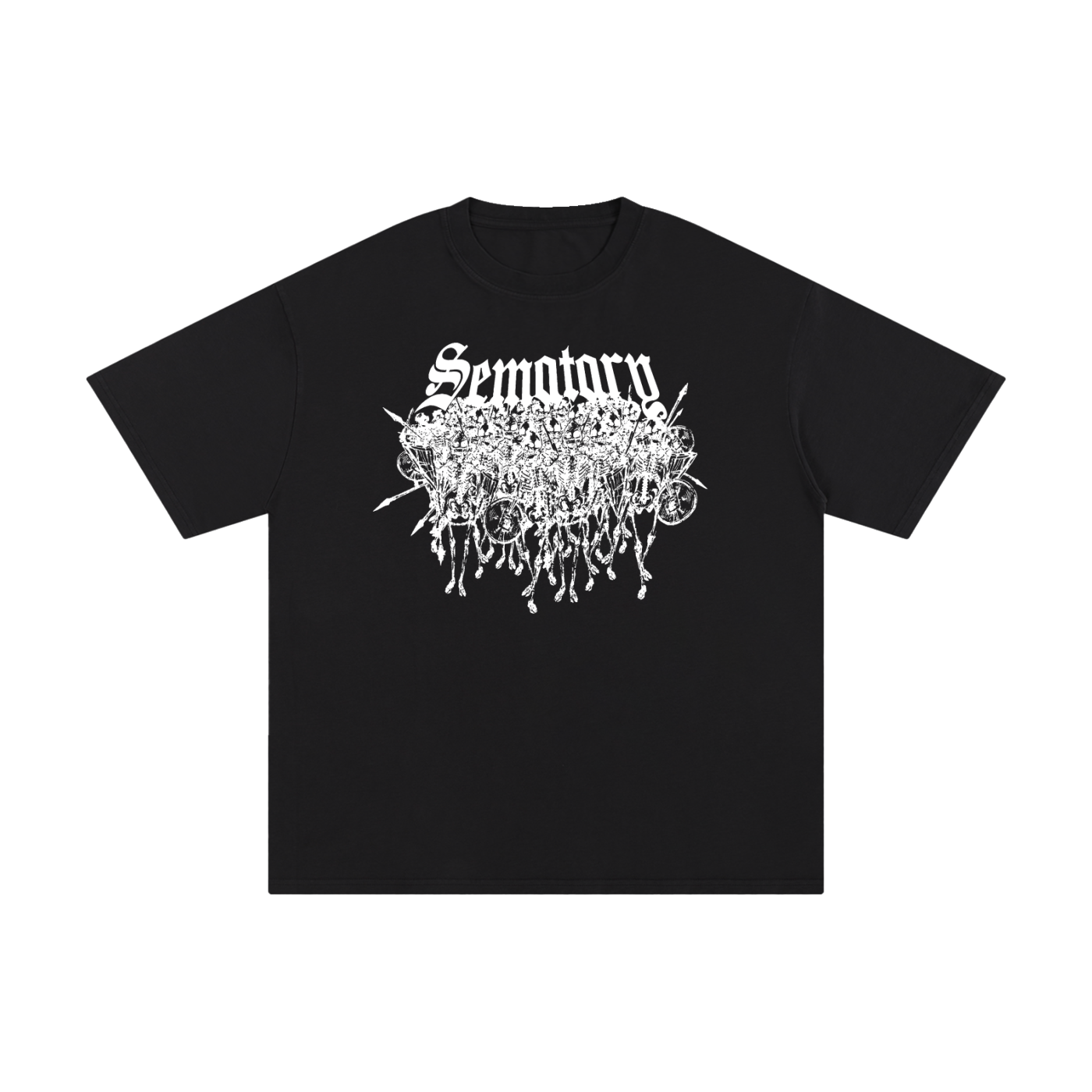 BLACK SKELLINGTONS TEE