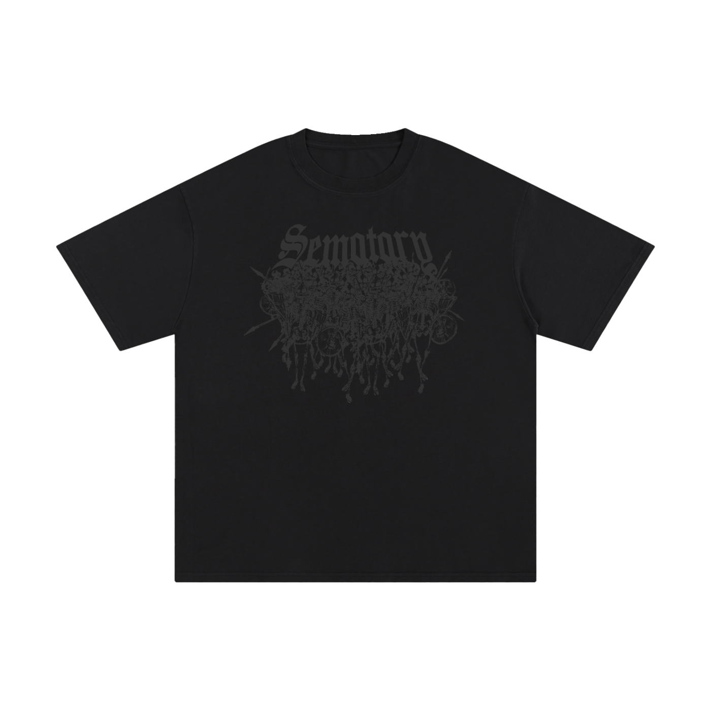 GRAY SKELLINGTONS TEE