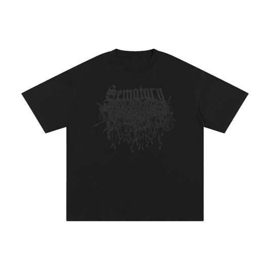 GRAY SKELLINGTONS TEE